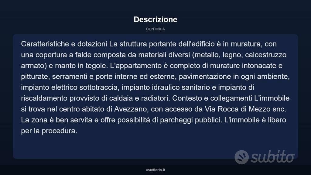 Appartamento – Avezzano, San Rocco - Vista 5
