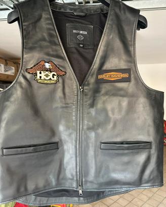 Gilet in pelle Harley Davidson