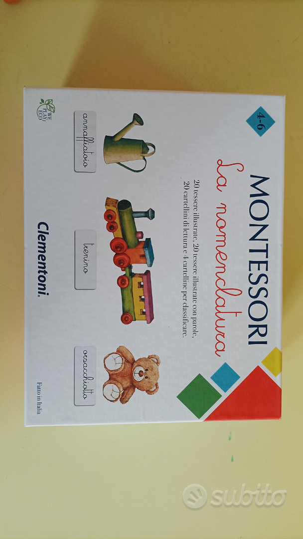 Montessori - la nomenclatura - Tutto per i bambini In vendita a Udine