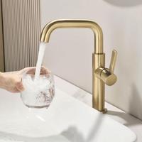 ONECE Rubinetto Bagno Lavabo Alto Oro