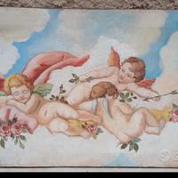 Capezzale in tela dipinto