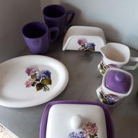 Servizio tazze "Ortensia "