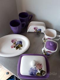 Servizio tazze "Ortensia "