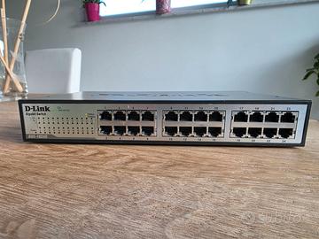 Switch Gigabit 24 Porte D-Link DGS-1024D green