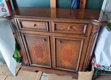 Mobile antico in legno da ingresso o salone 