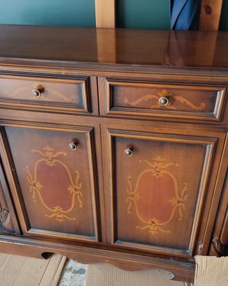 Mobile antico in legno da ingresso o salone 