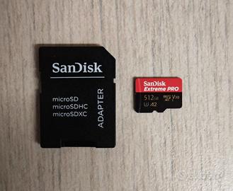 Micro SD SanDisk Extreme Pro 512GB
