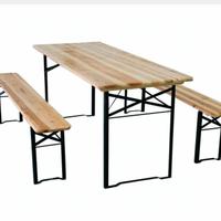 Tavolo 2 metri con 2 Panche Tutto Richiudibile 