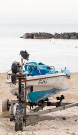 Barca 4 metri a motore 25cv johnson perfetto