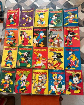 Topolino albi 1949-1952 dal n.1 al n. 37