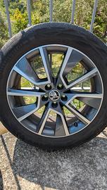 Cerchi Skoda braga 17"+gomme