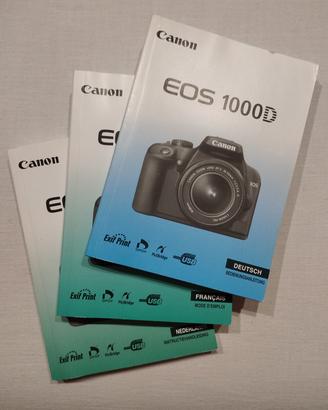 Canon EOS 1000D - manuali, tedesco, francese, olan