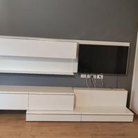 Mobile Sala Moderno Bianco laccato 