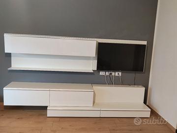 Mobile Sala Moderno Bianco laccato 