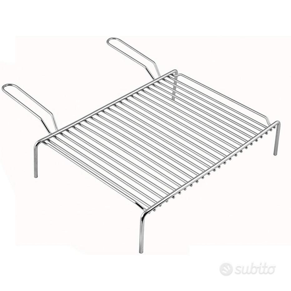 Griglia per barbecue 60x40 cromata - De Rosa Srl