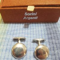 Gemelli da uomo in argento sorini