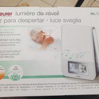 radio sveglia con luce e musica simulatore alba be