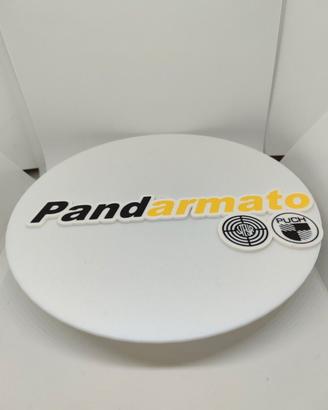 Logo Pandarmato fiat panda