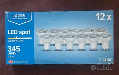12 faretti a led 4.2W
