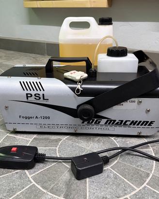 Macchina del Fumo PSL 1200W + Telecomandi + Liquid