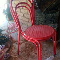 Titolo: 4 Sedie da esterno in metallo –