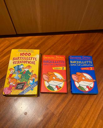 Geronimo Stilton - 3 libri: 1000 barzellette + 2&3