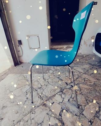 4 Sedie Design Blu  – €100