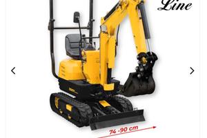 Mini escavatore SzItalia 8 quintali carro var