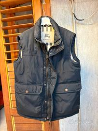 Burberry Gilet Smanicato Uomo Nero pari al nuovo S