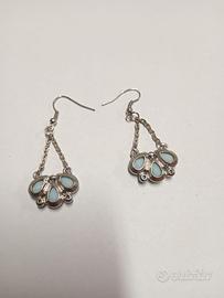 Orecchini color turchese