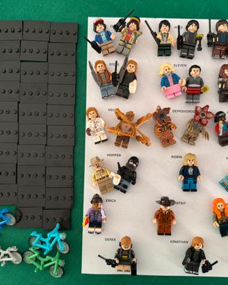 Stranger Things bricks minifigure personaggi