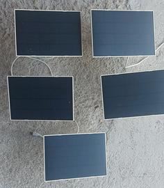 5 Pannelli Solari 10W 5V(senza batteria)