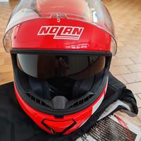 Casco  Nolan unisex rosso taglia xs