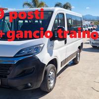 Fiat Ducato 9 POSTI 2.2 MJT 140 CV GANCIO TRAINO