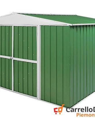 Box in Acciaio da giardino 360x345 150kg verde