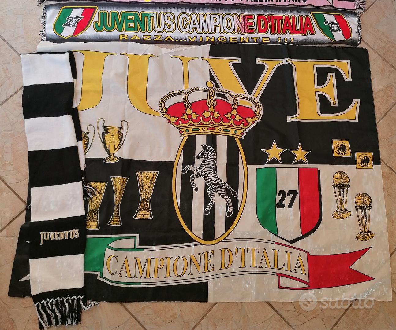 Lot De 10 Foulards Forza JUVE - Supporteur Juventus - Neufs - Fabriqués En Italie - Taille Unique