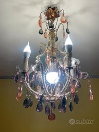 Lampadario vetro di Murano anni ‘30