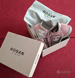 Scarpe bambina Hogan Junior Interactive in pelle