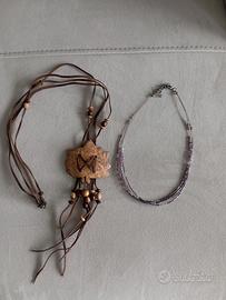 Bigiotteria Collane, 1 in perline, l'altra tribale