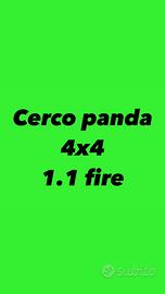 Cerco panda 4x4