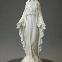 Statua Madonna Effetto Marmo