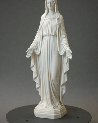Statua Madonna Effetto Marmo
