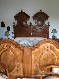 Letto antico milanese matrimoniale