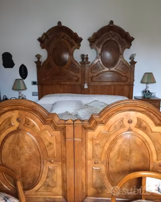 Letto antico milanese matrimoniale