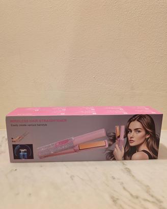 mini piastra per capelli senza fili da viaggio