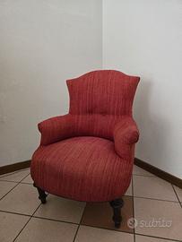 Poltrona Vintage da Camera stile Vittoriano – Ross