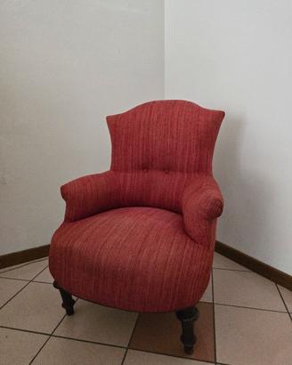 Poltrona Vintage da Camera stile Vittoriano – Ross