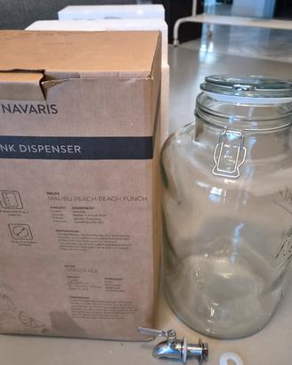 Dispenser drink xl 8 litri con rubinetto