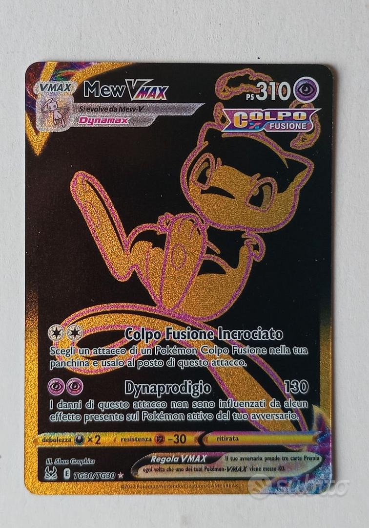 Pokemon Mew VMAX TG30/TG30 Ita - ps 310 - Collezionismo In vendita