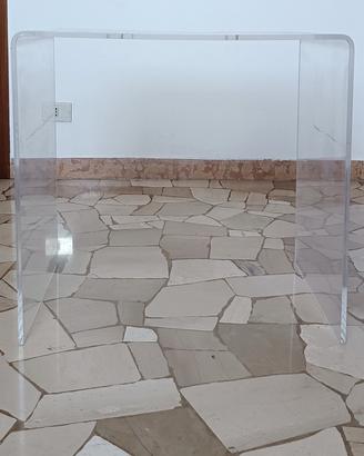 supporto per tv trasparente elegante 